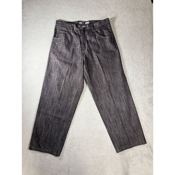 SOUTH POLE Y2K 90S URBAN STREET HIP HOP BAGGY DENIM MENS BIG POCKET RETRO EMBROI - Picture 1 of 12
